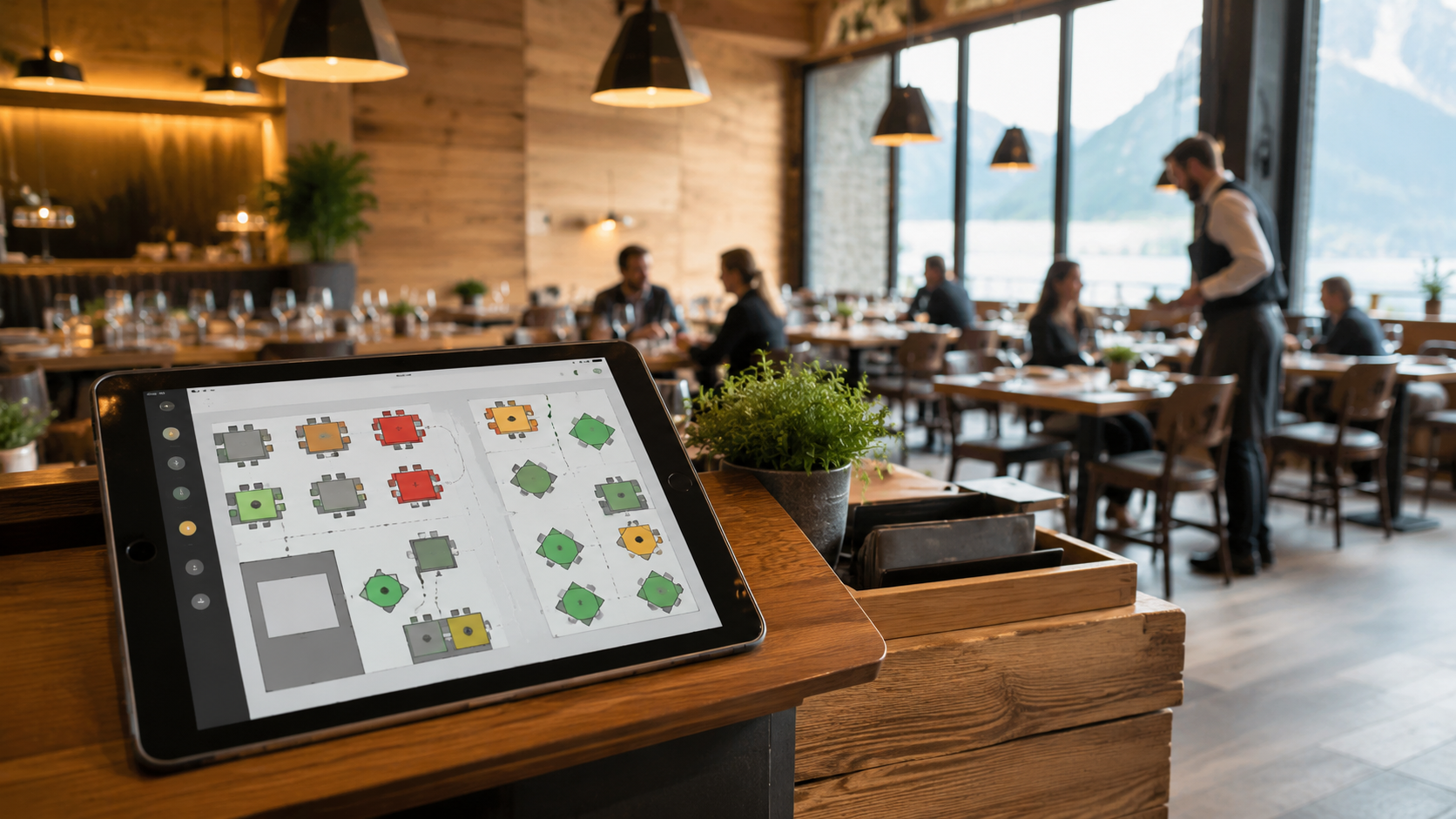 Tischumschlag im Restaurant: Kapazität und Wartezeit von Ankunft bis Zahlung